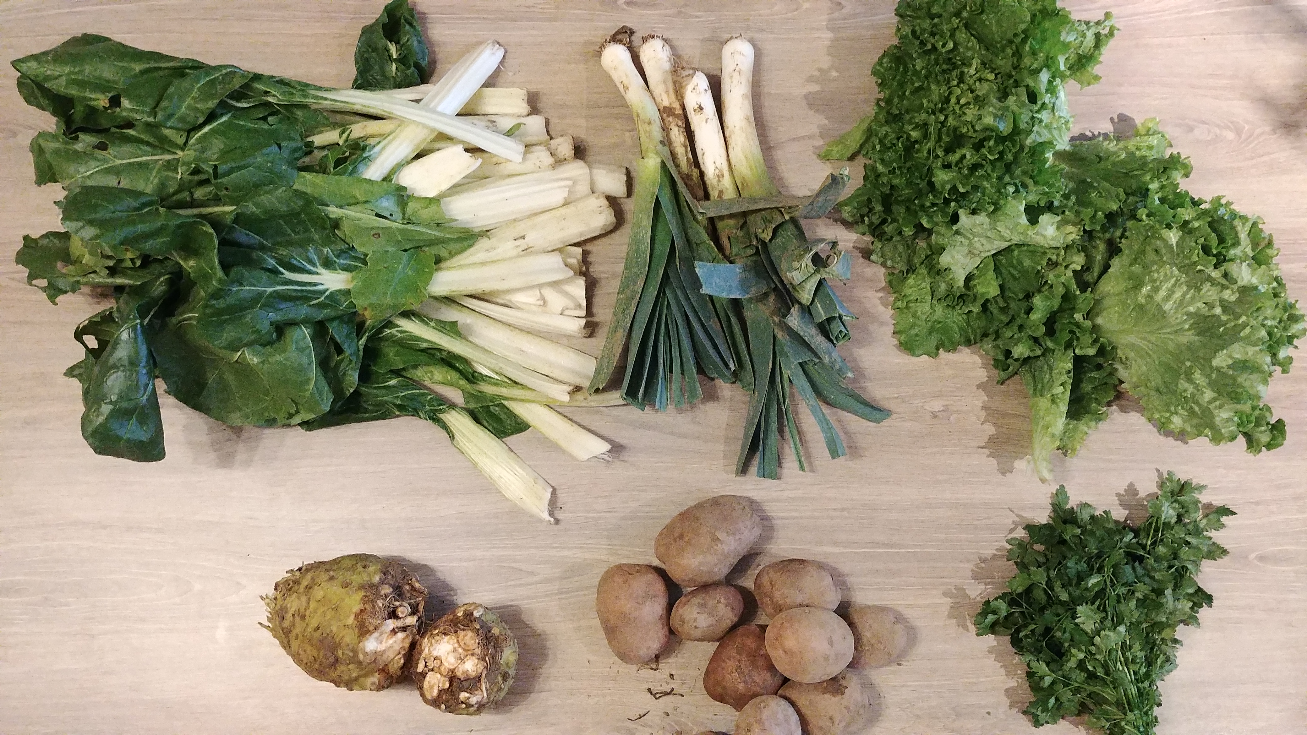 Légumes – 2017 – Décembre – 1er panier